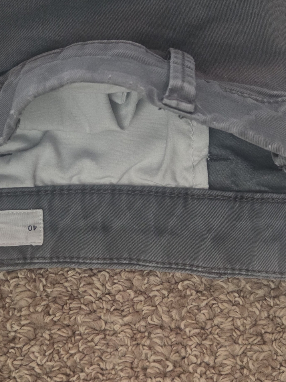 GAP Men's Gray Chino Shorts